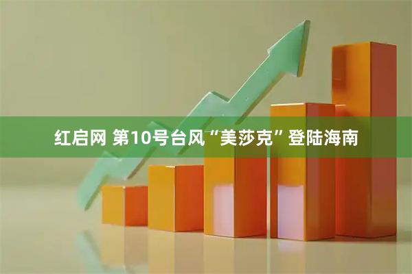 红启网 第10号台风“美莎克”登陆海南